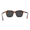 Mod Thin Plastic Hipster Rectangle Minimal Sunglasses