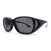 Polarized Extra Oversized All Black Fit Over Driving Sunglasses