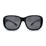 Polarized Extra Oversized All Black Fit Over Driving Sunglasses