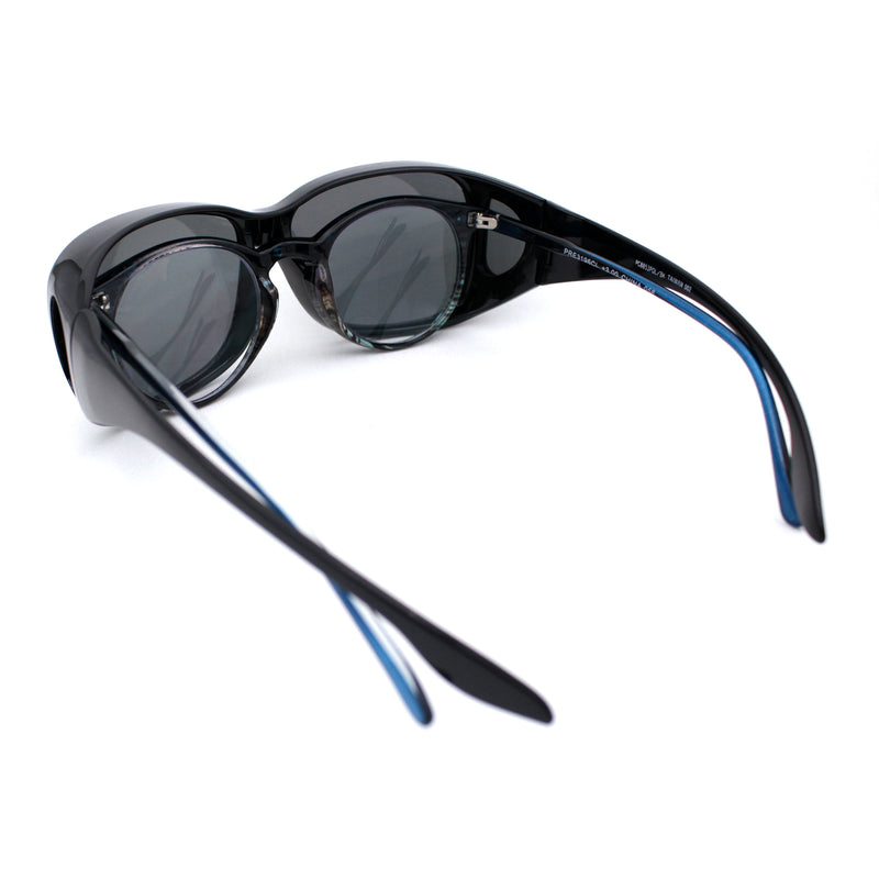 Polarized Extra Oversized All Black Fit Over Driving Sunglasses