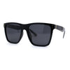 Polarized Mens Gentlemans Horn Rim Plastic Hipster Sunglasses