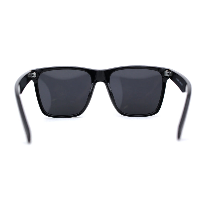 Polarized Mens Gentlemans Horn Rim Plastic Hipster Sunglasses
