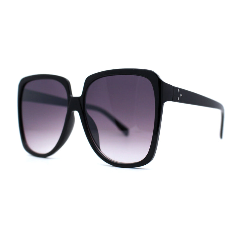 Oversized Retro Mod Thin Plastic Womens Butterfly Sunglasses