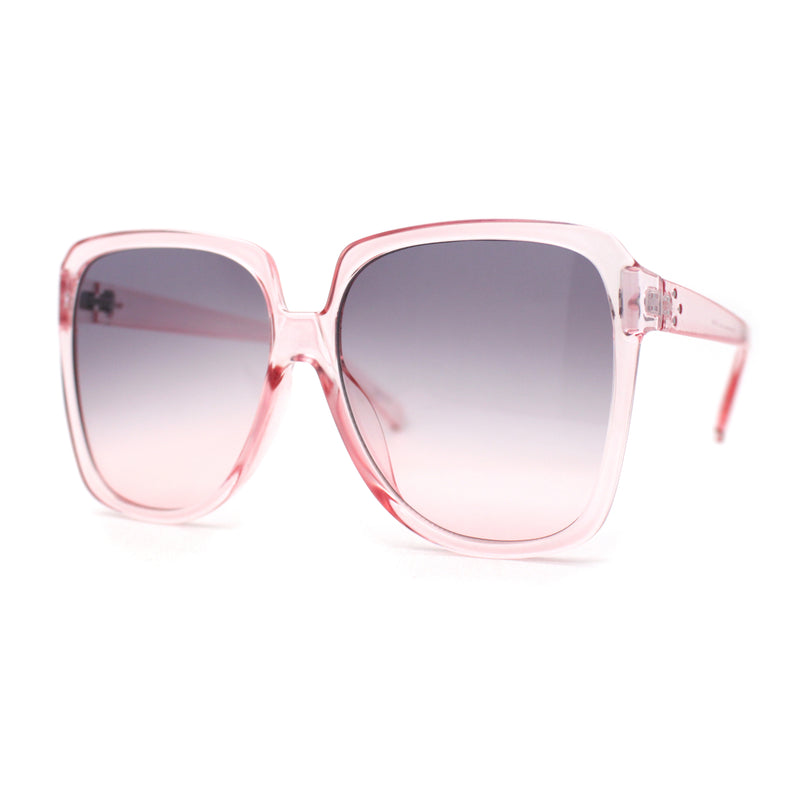 Oversized Retro Mod Thin Plastic Womens Butterfly Sunglasses