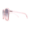 Oversized Retro Mod Thin Plastic Womens Butterfly Sunglasses