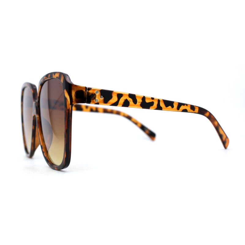 Oversized Retro Mod Thin Plastic Womens Butterfly Sunglasses