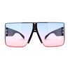 Womens Luxury Flat Top Thick Temple Mafia Sunglasses