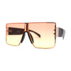 Womens Luxury Flat Top Thick Temple Mafia Sunglasses