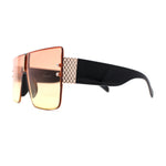 Womens Luxury Flat Top Thick Temple Mafia Sunglasses