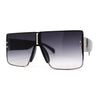 Womens Luxury Flat Top Thick Temple Mafia Sunglasses