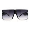 Womens Luxury Flat Top Thick Temple Mafia Sunglasses