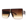 Womens Luxury Flat Top Thick Temple Mafia Sunglasses