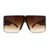 Womens Luxury Flat Top Thick Temple Mafia Sunglasses