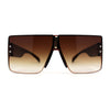 Womens Luxury Flat Top Thick Temple Mafia Sunglasses