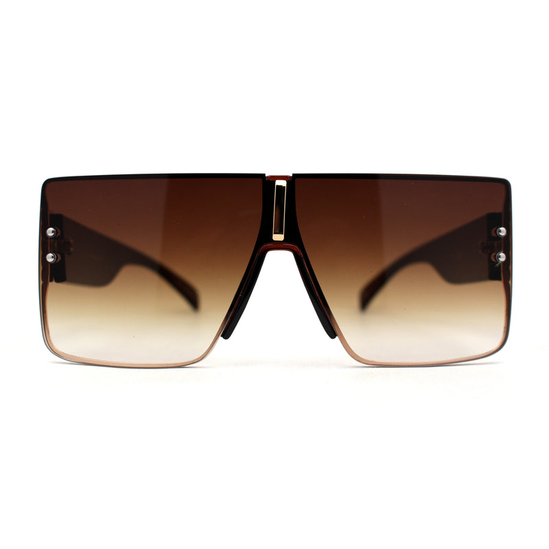 Womens Luxury Flat Top Thick Temple Mafia Sunglasses