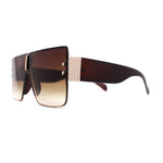 Womens Luxury Flat Top Thick Temple Mafia Sunglasses