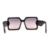 Mod Womens Exposed Lens Rectangle Butterfly Fashion Sunglasses