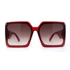 Mod Womens Exposed Lens Rectangle Butterfly Fashion Sunglasses