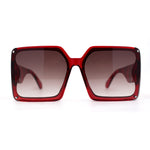 Mod Womens Exposed Lens Rectangle Butterfly Fashion Sunglasses