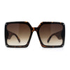 Mod Womens Exposed Lens Rectangle Butterfly Fashion Sunglasses