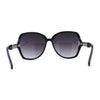 Mod Womens Exposed Lens Thick Chain Arm Butterfly Sunglasses