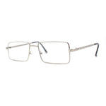 Squared Rectangle Dad Style Metal Rim Eye Glasses