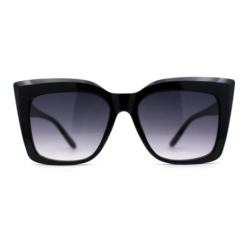 SA106 Womens Mod Oversized Square Cat Eye Sunglasses