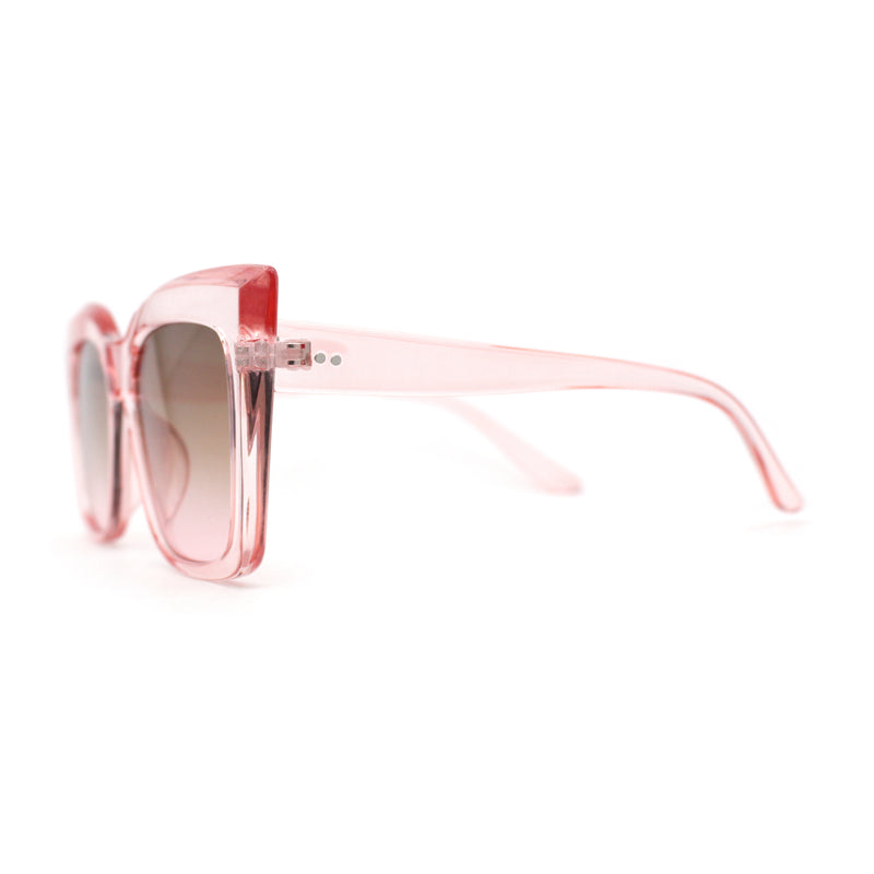 SA106 Womens Mod Oversized Square Cat Eye Sunglasses