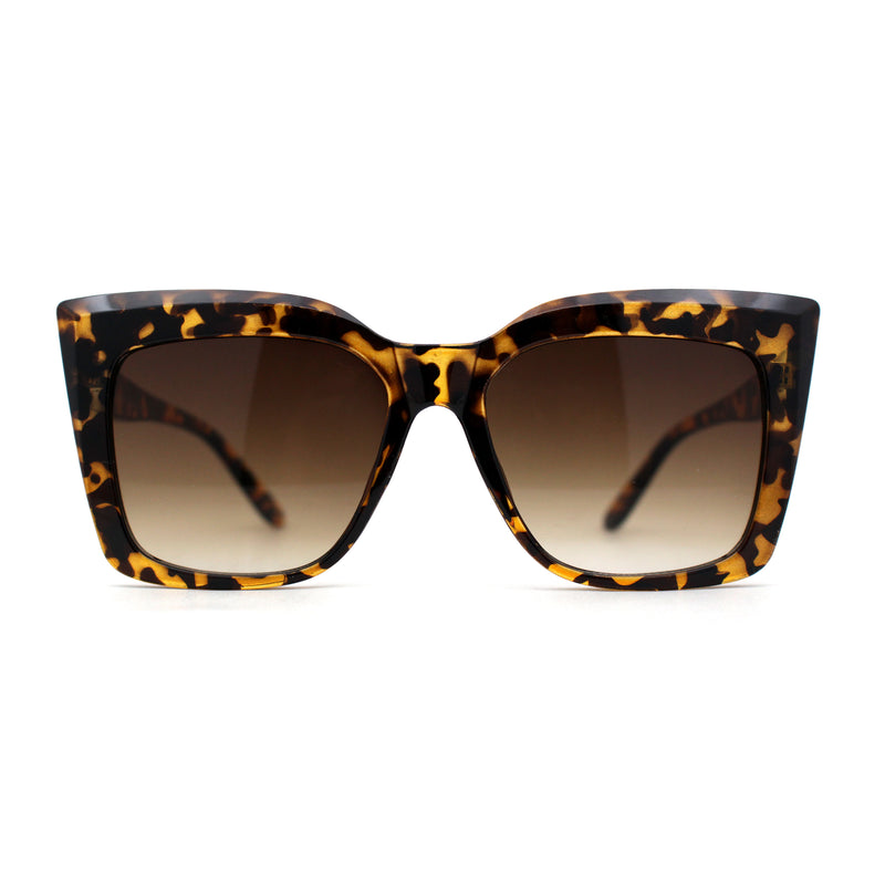 SA106 Womens Mod Oversized Square Cat Eye Sunglasses