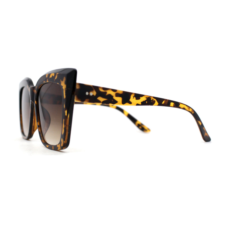 SA106 Womens Mod Oversized Square Cat Eye Sunglasses