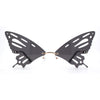 Rimless Butterfly Wing Unique Party Shade Sunglasses