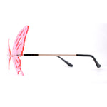 Rimless Butterfly Wing Unique Party Shade Sunglasses