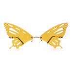 Rimless Butterfly Wing Unique Party Shade Sunglasses