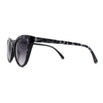 Womens Pearl Color Cat Eye Sunglasses