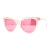 Womens Pearl Color Cat Eye Sunglasses