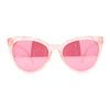 Womens Pearl Color Cat Eye Sunglasses