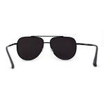 Mens 90s Rimless Officer Style Mirrored Lens Air Force Sunglasses