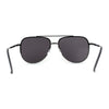 Mens 90s Rimless Officer Style Mirrored Lens Air Force Sunglasses