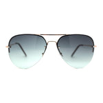 Half Frame Rimless Classic Air Force Officer Fashion Sunglasses