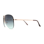 Half Frame Rimless Classic Air Force Officer Fashion Sunglasses