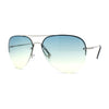 Half Frame Rimless Classic Air Force Officer Fashion Sunglasses