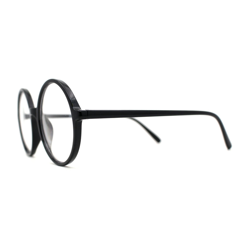 Round Circle Lens Wizard Plastic Mod Fashion Sunglasses