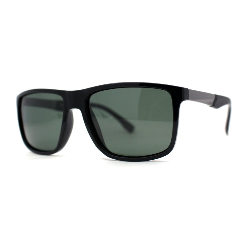 Polarized Gentlemens 90s Slick Sport Horn Rim Sunglasses