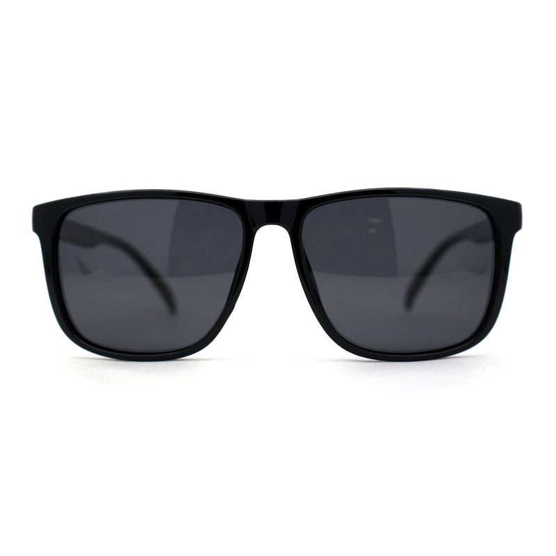 Polarized Gentlemens Classic Fashion Horn Rim Sunglasses