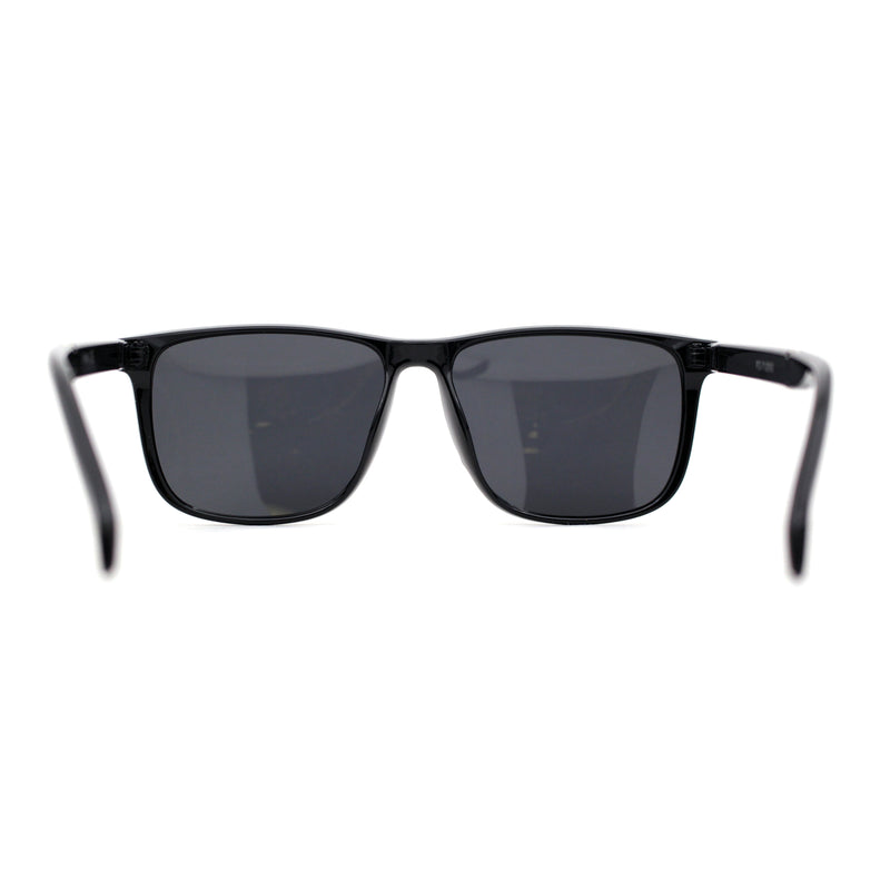 Polarized Gentlemens Classic Fashion Horn Rim Sunglasses