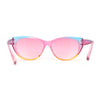 Girls Tie Dye Hippie Color Classic Cat Eye Sunglasses