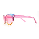 Girls Tie Dye Hippie Color Classic Cat Eye Sunglasses