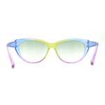 Girls Tie Dye Hippie Color Classic Cat Eye Sunglasses