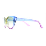 Girls Tie Dye Hippie Color Classic Cat Eye Sunglasses