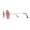 Color Mirror Iconic Hippie Round Circle Lens Metal Sunglasses